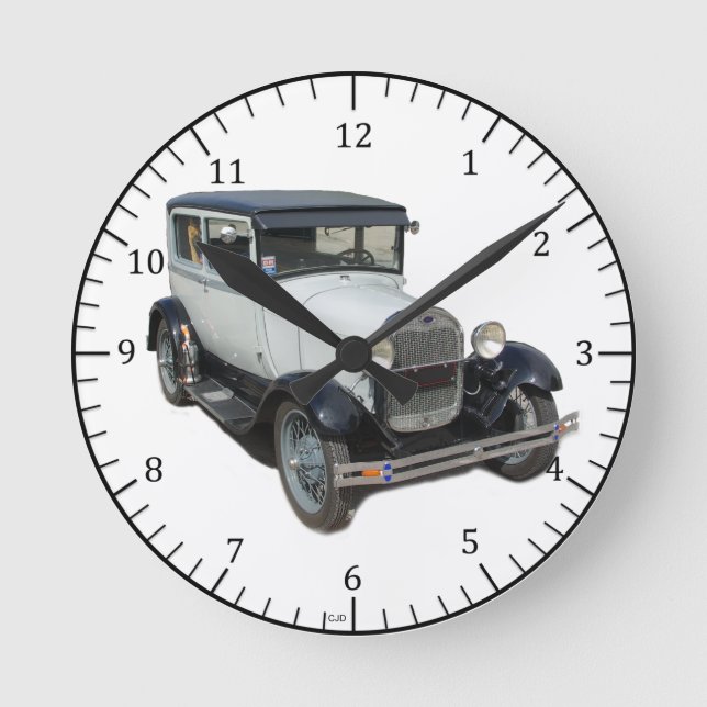 white model a wall clock (Front)
