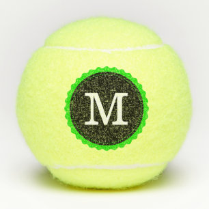 White Monogram Professional Modern #7 Tennis Balls
