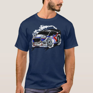 WHITE MONSTER RALLY CAR T-Shirt