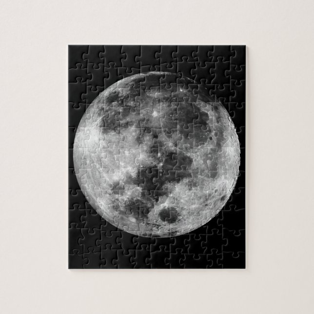 White Moon Jigsaw Puzzle (Vertical)