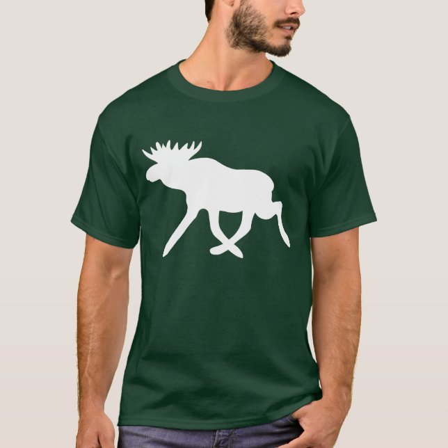 White Moose T-Shirt (Front)