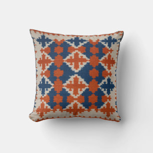 White Moroccan Kilim Pillows: Timeless Elegance Cushion