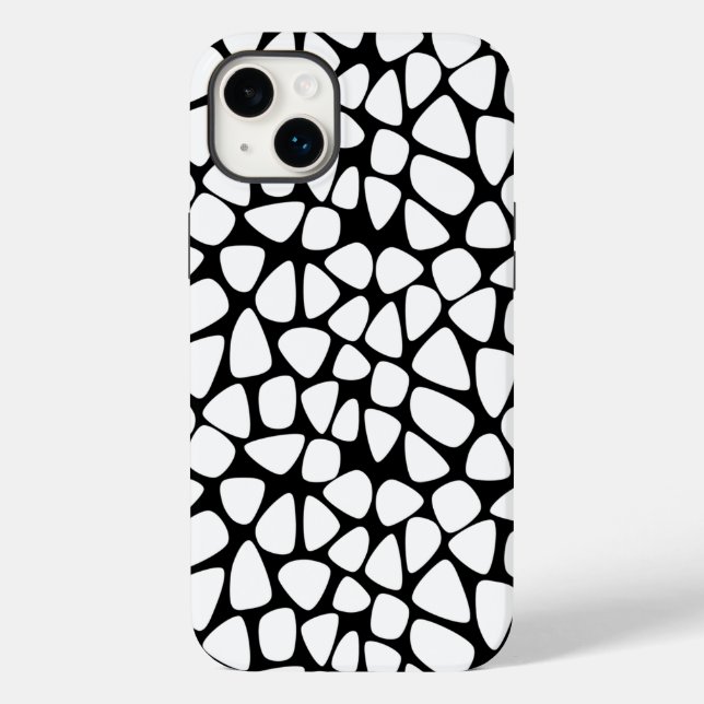 White Mosaic Case-Mate iPhone Case (Back)
