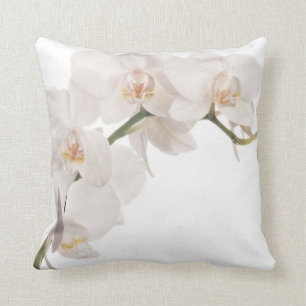 White Moth Orchid Cushion