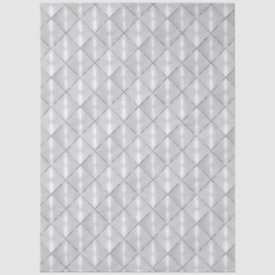 White Mother of Pearl with Silver Tissue Paper