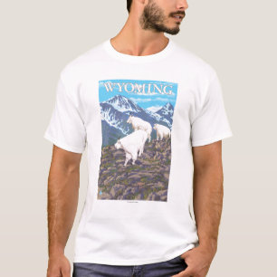 White Mountain Goat FamilyWyoming T-Shirt