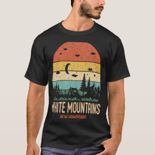 White Mountain New Hampshire Mountains Hiking Vint T-Shirt