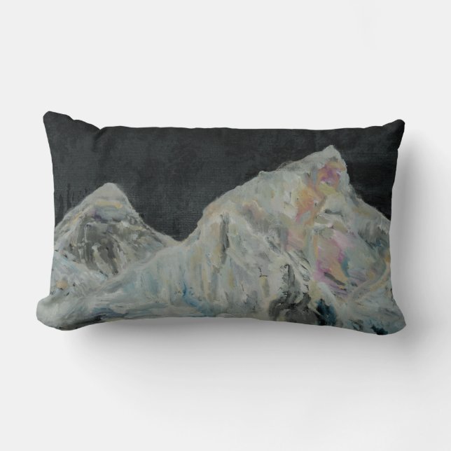 White Mountain Throw Pillow (Front)