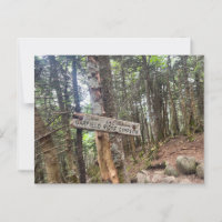 White Mountains Garfield Ridge Campsite Postcard