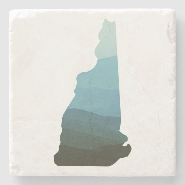 White Mountains in New Hampshire Stone Coaster (Front)
