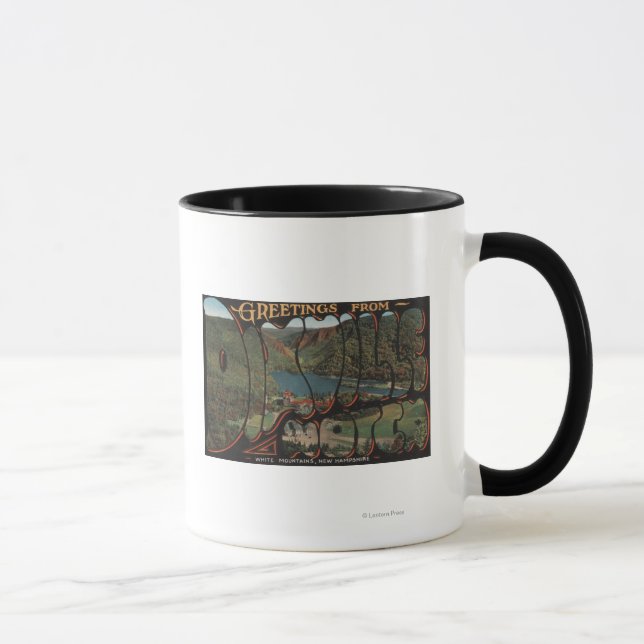 White Mountains, New Hampshire - Dixville Mug (Right)