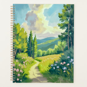 White Mountains New Hampshire Landscape Painting Planner