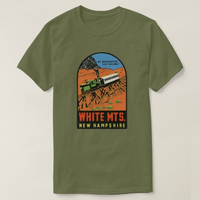 White Mountains, New Hampshire   T-Shirt (Design Front)