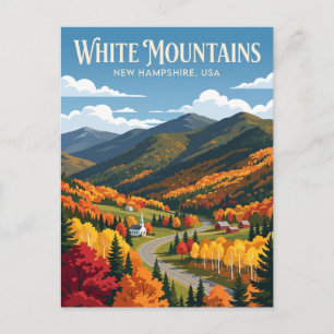 White Mountains USA Postcard