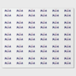White mummy t-shirt, wrapping paper