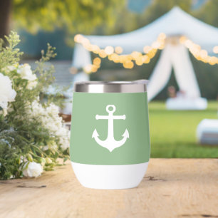 White Nautical Anchor