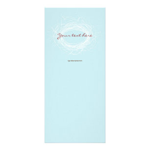 White Nest Rack Cards