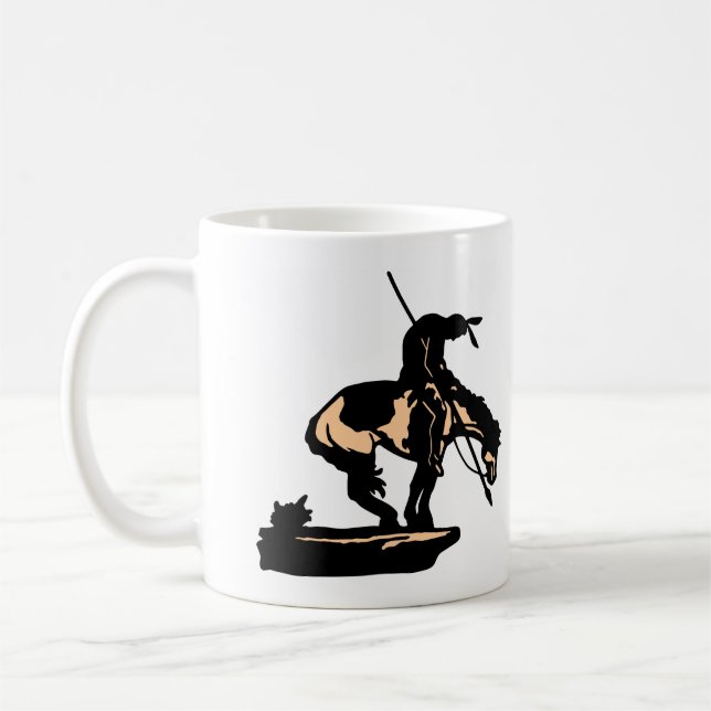 White New End Of Trail Coffee Mug (Left)