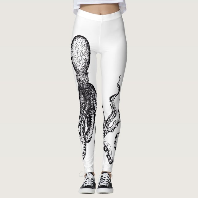 White Octopus Leggings (Front)