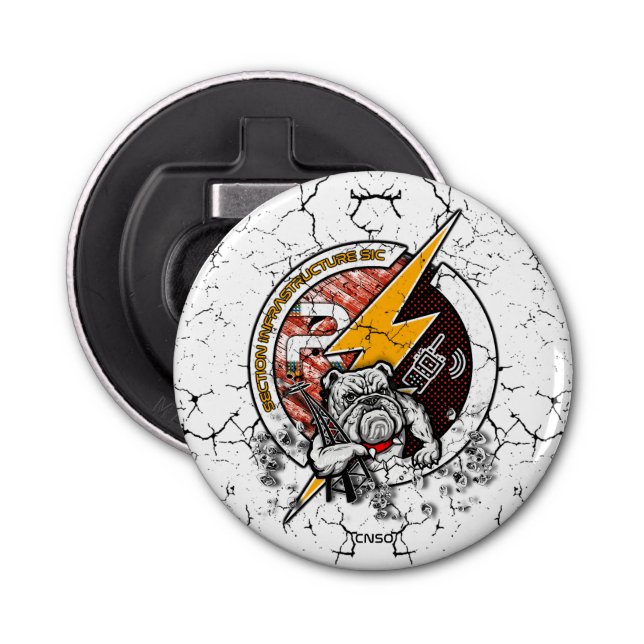 WHITE OFFENSE DECAPSULOR BOTTLE OPENER (Front)