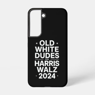 White Old Dudes for Harris Walz Democratic Politic Samsung Galaxy Case