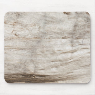 White old oak wood pattern mouse pad