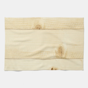 White old oak wood pattern tea towel