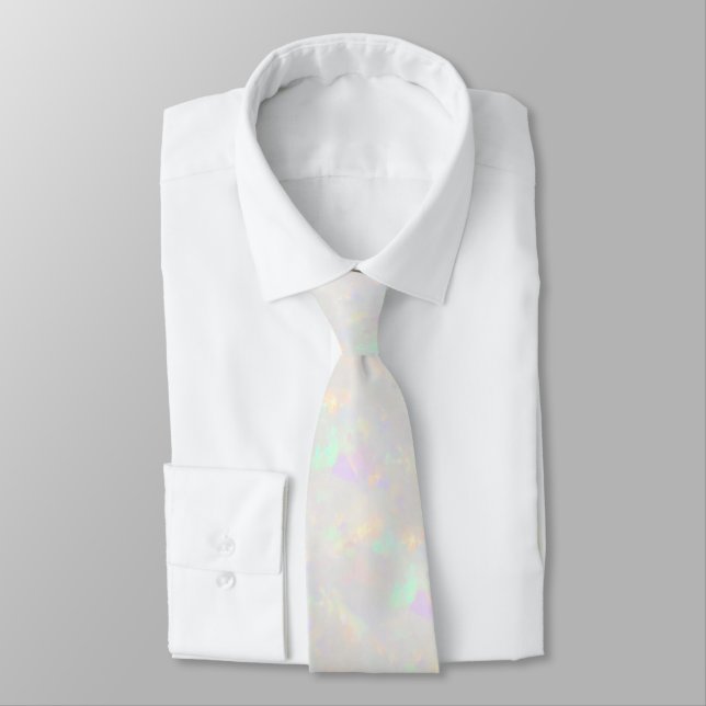 white opal stone tie (Tied)