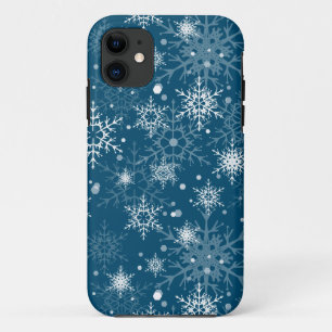 White openwork snowflakes  iPhone 11 case