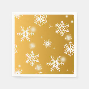 White openwork snowflakes. napkin