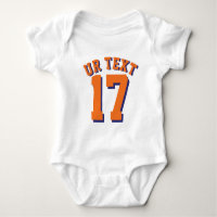 White & Orange Baby | Sports Jersey Design