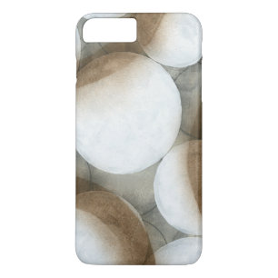 White Orbs & Brown Circles iPhone 8 Plus/7 Plus Case
