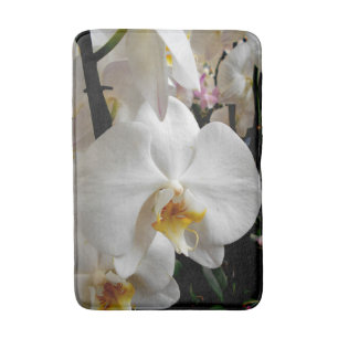 White Orchid Bath Mat