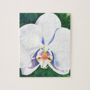 White Orchid Jigsaw Puzzle