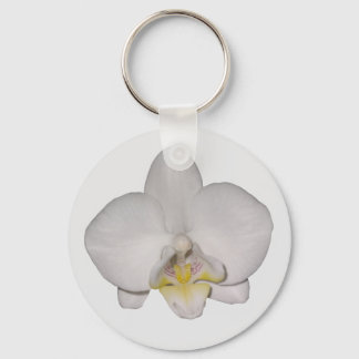 White Orchid Keychain