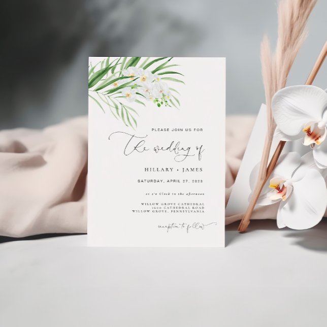 White Orchid | The wedding of invitation  (Creator Uploaded)