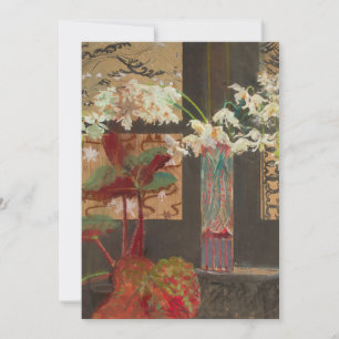 White Orchids and a Peony   Leon Wyczółkowski