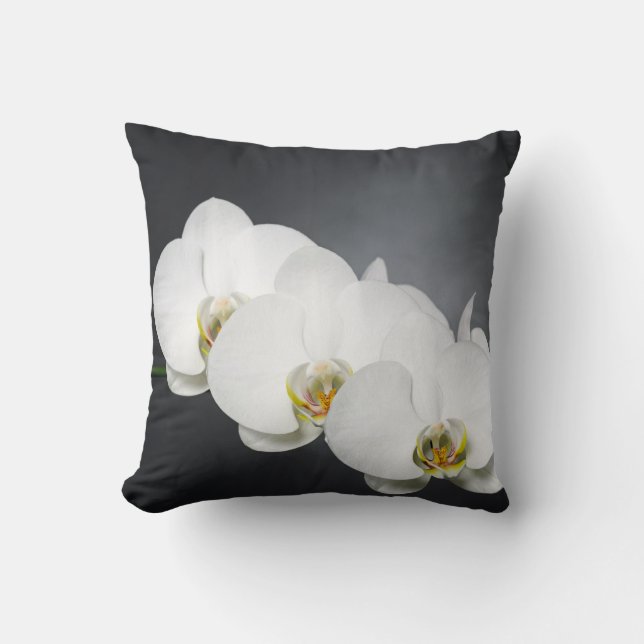 White orchids cushion (Front)