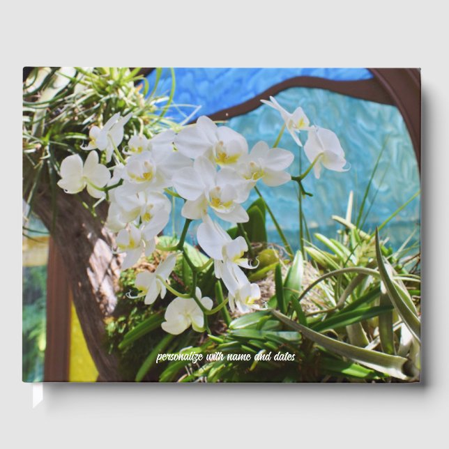 White Orchids Guest Book (Front)