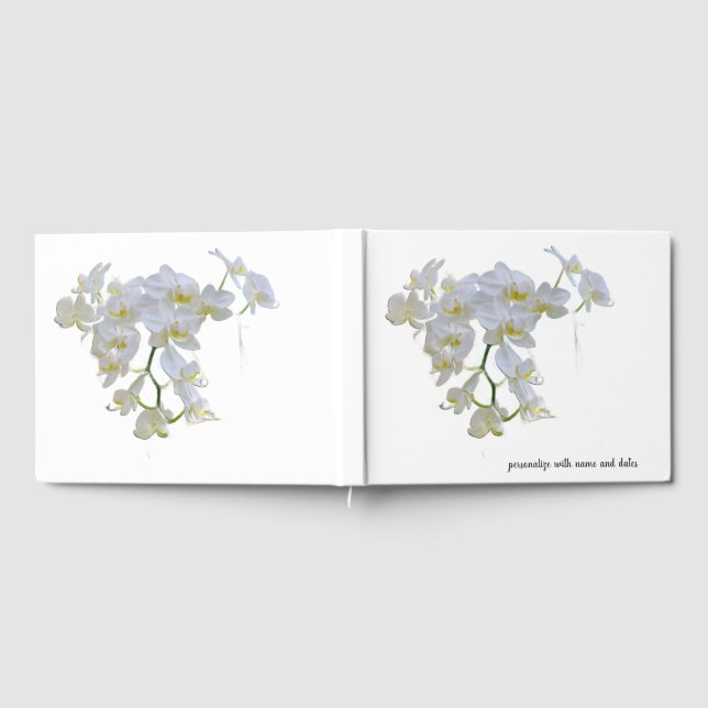 White Orchids Guest Book (Full)