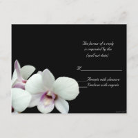 white orchids rsvp