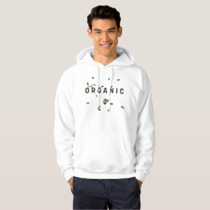 White Organic Hoodie