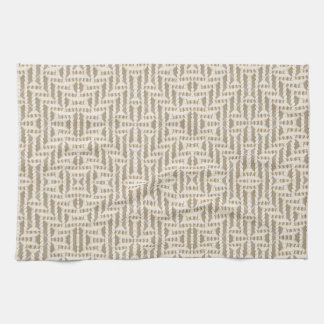 White origami zigzag geometric texture with sharp tea towel