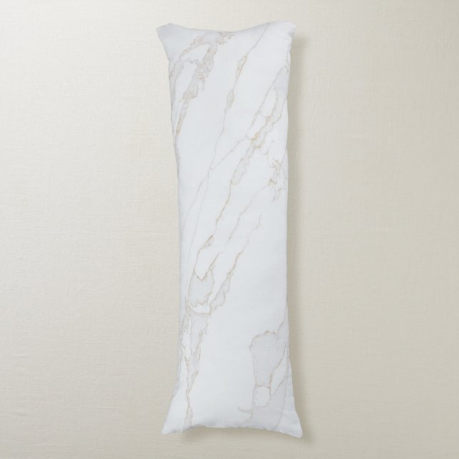 White Oro Body Cushion (Front Vertical)