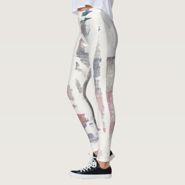 White Out Crop Leggings (Left)