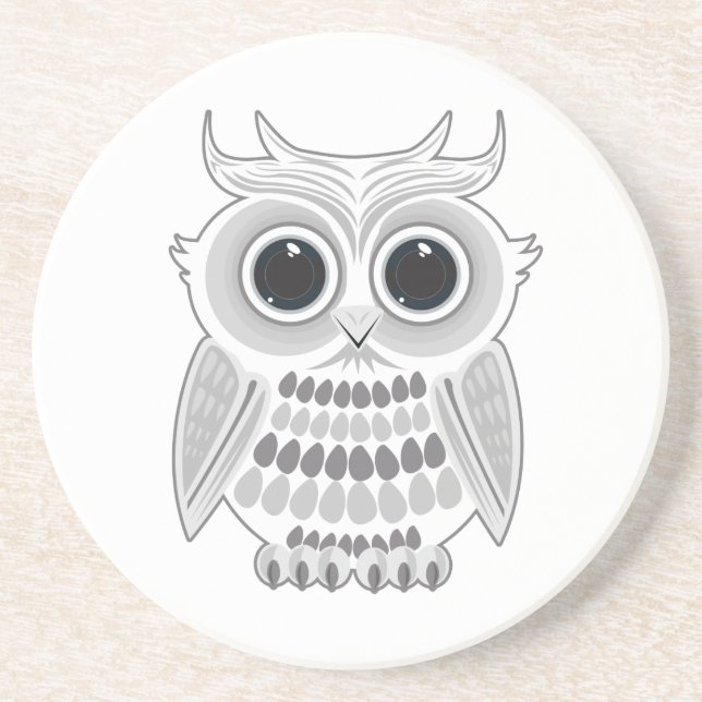 White Owl Coaster (Front)
