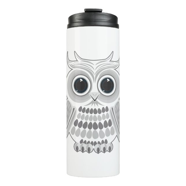 White Owl Thermal Tumbler (Front)