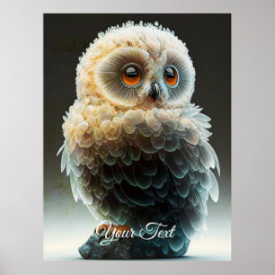 White Owlet. Poster
