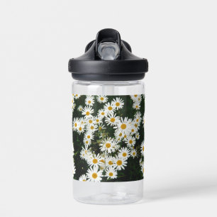 White Oxeye Daisy, Moon Daisy Meadow Water Bottle