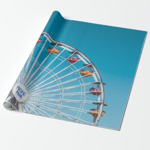 White Pacific Park ferris wheel Wrapping Paper